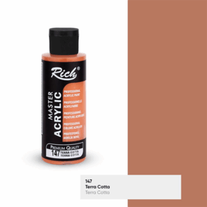 RICH MASTER Akrilik Boya Terra Cotta 120cc - Canlı Renk