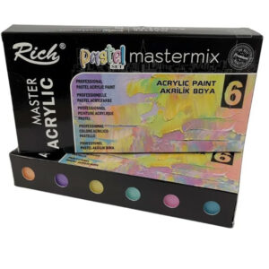 RİCH Mastermix Akrilik Boya 60cc 6'lı Set Pastel Renkler
