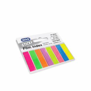 MAS Postit Yapışkanlı Film Index 8x45mm 8x25 Yaprak 3663