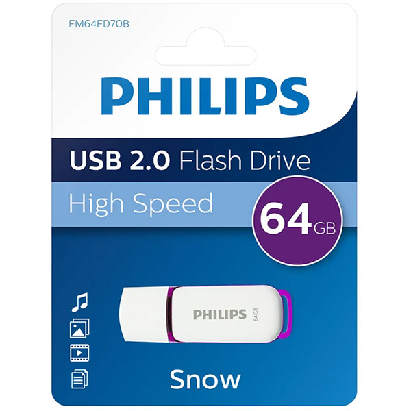 Philips 64GB USB Bellek 2.0 Snow Edition – Flash Bellek Yüksek Hızlı Philips 64GB USB Bellek 2.0 Snow Edition – Flash Bellek Yüksek Hızlı