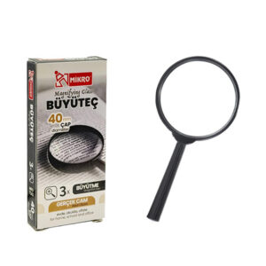 MİKRO 40MM Büyüteç - Günlük ve Ofis Kullanımı İçin