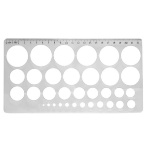 MONOPOL 1610 Daire Şablonu - Okul ve Ofis İçin Pratik Şablon