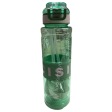 Yakut 1000 ml Renkli Matara – Sızdırmaz, Pipetli, Taşıma Askılı